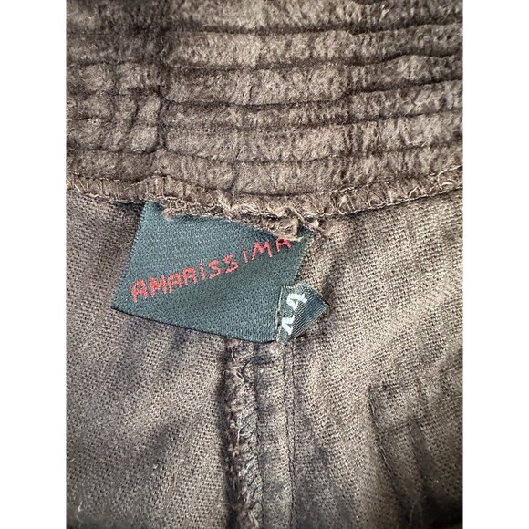Amarissima Y2K Patchwork Corduroy Cargo Pants Brown Pockets Utility Size 44 - Picture 2 of 12